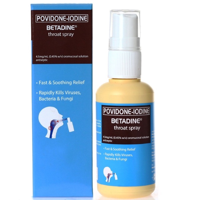 Betadine throat spray | Shopee Philippines