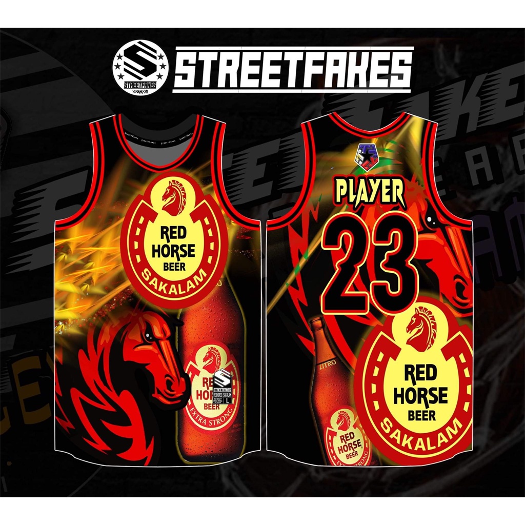 REDHORSE NEW BASKETBALL JERSEY FREE CUSTOMIZE NAME AND NUMBER FULL