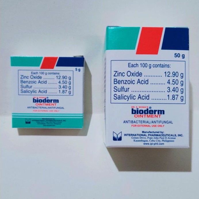 Bioderm Ointment 5g/15g/30g/50g Shopee Philippines