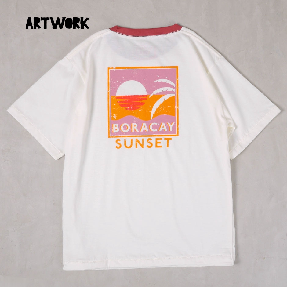 ARTWORK Boracay Sunset (T-Shirts for Men) | Shopee Philippines