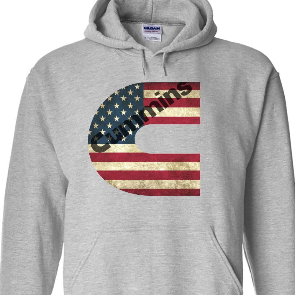 cummins american flag hoodie