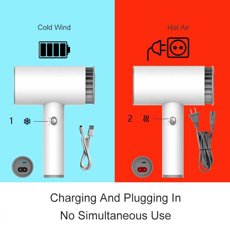 usb rechargeable hair dryer