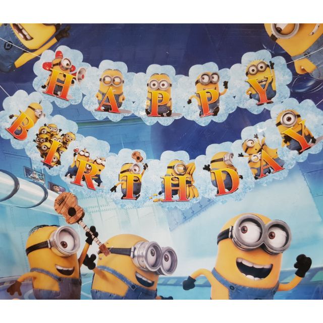 Minions Happy Birthday Banner Shopee Philippines