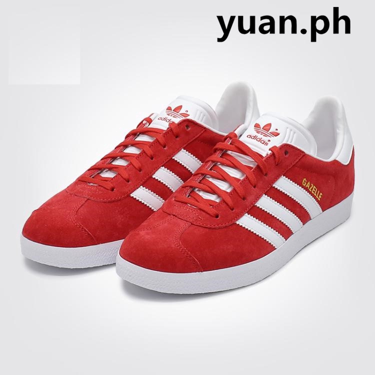 adidas gazelle red and white