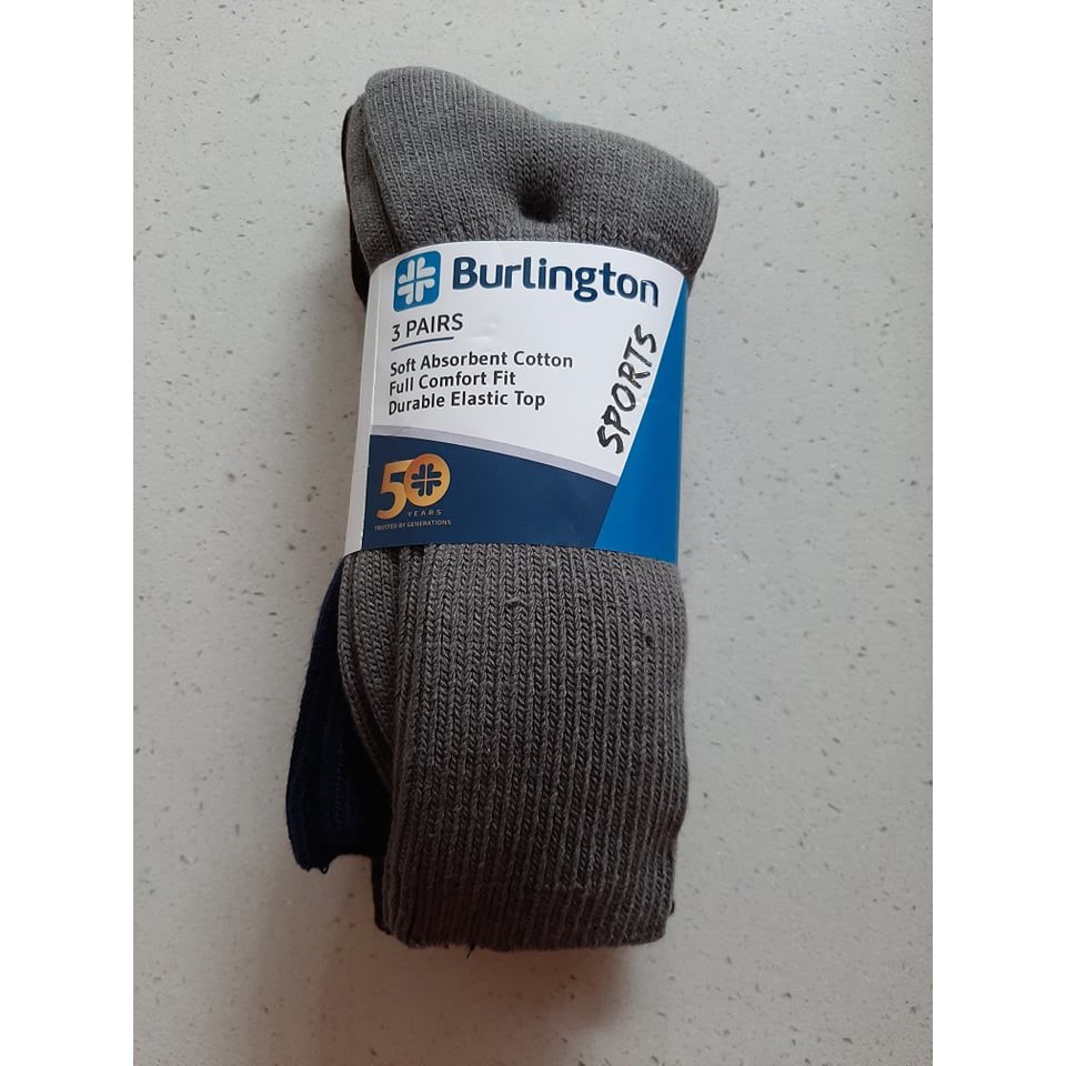 Burlington Casual Men's Long Socks Shopee Philippines