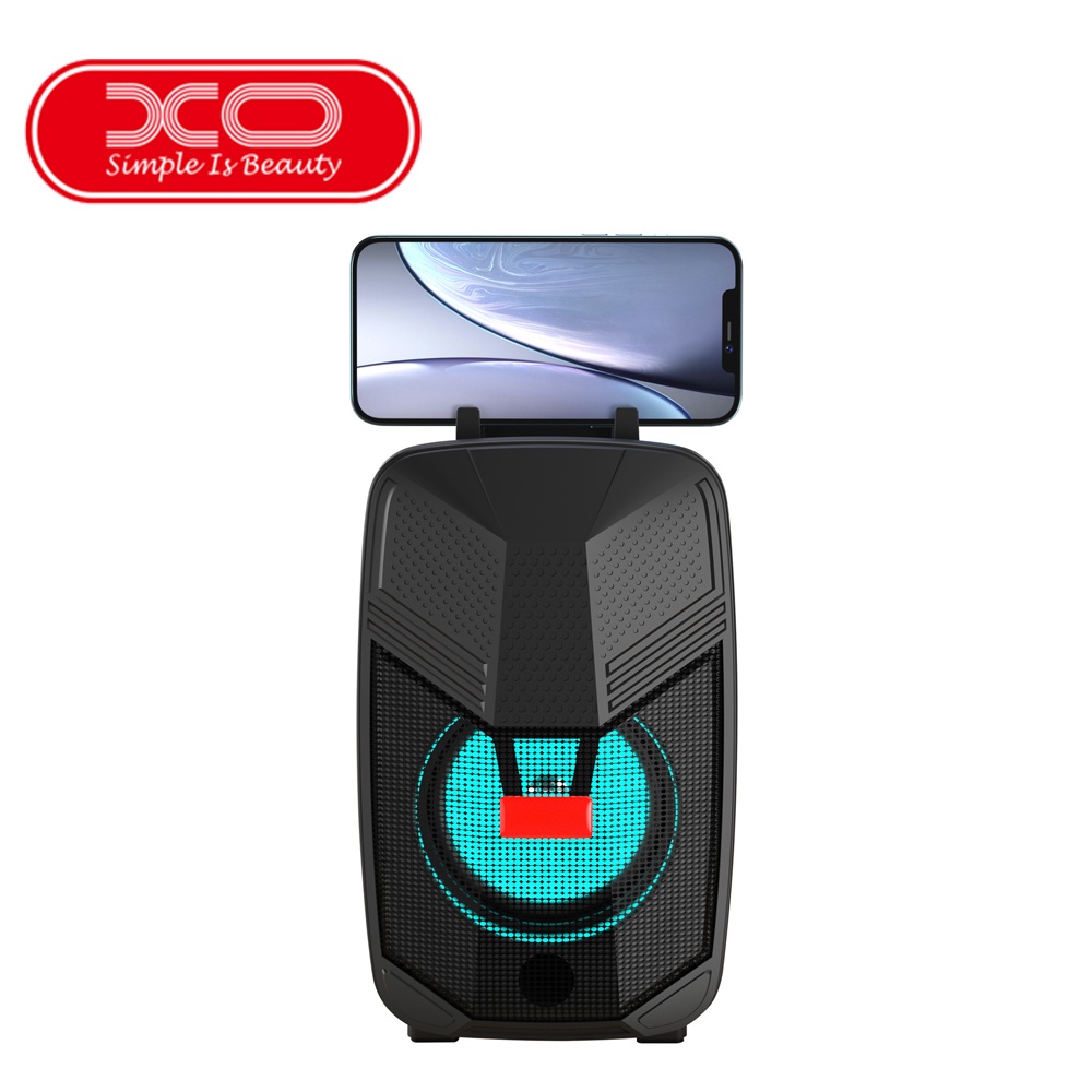 XO F29 Portable Bluetooh Speaker With Mic Port And Phone Stand Black