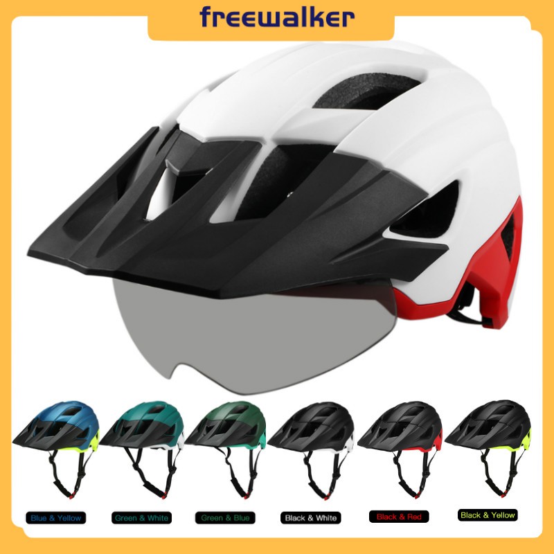 yellow mtb helmet