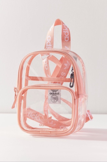 peach adidas bag