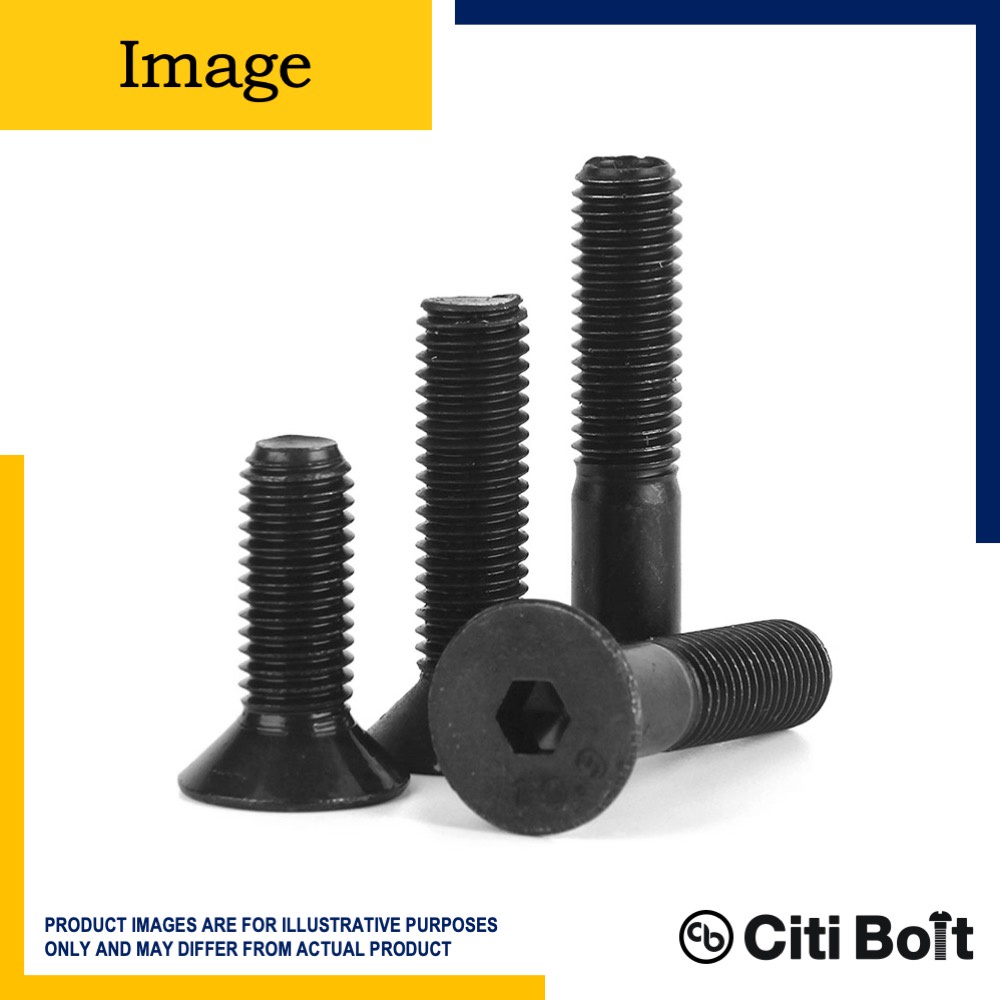 1pc Allen Flat Head Socket Screw / Allen Countersunk Bolt M20 x 70MM ( 20MM x 2.5PITCH ), CITI BOLT