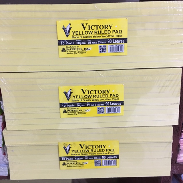 Victory Pad Paper 90 leaves Shopee Philippines