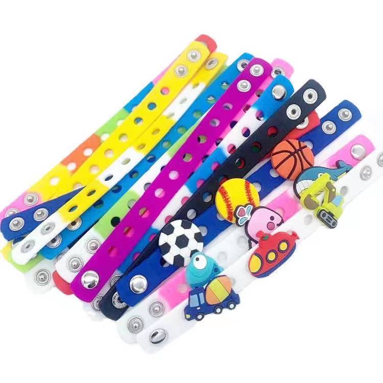 Sunstar New Arrival DIY Jibbitz Bracelet Silicone Hole Wrist Band