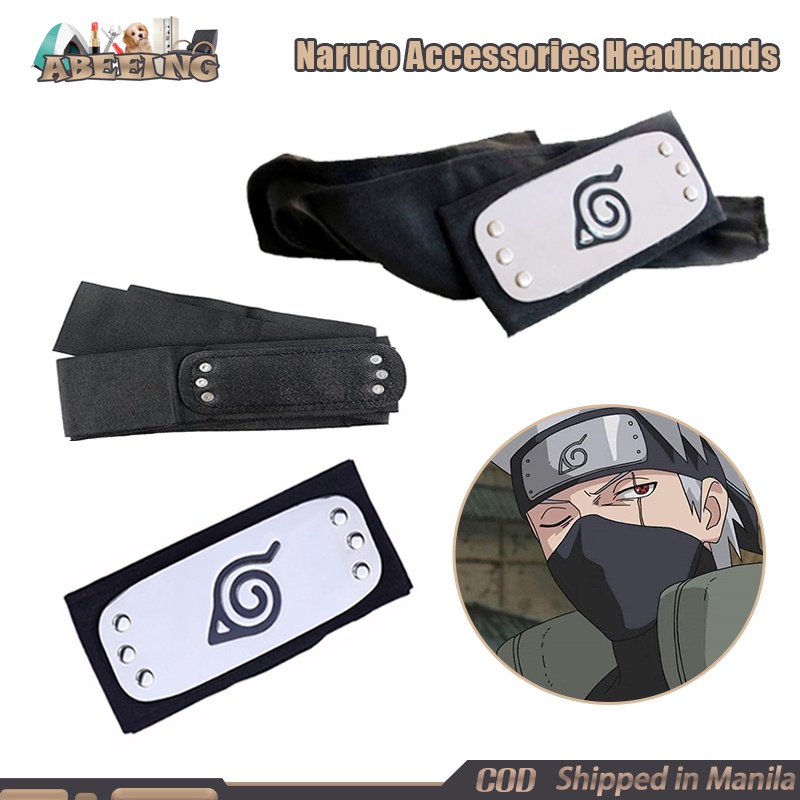 Narutos Headband Forehead Leaf Village Headband Cosplay Accessories Prop Collectible #2