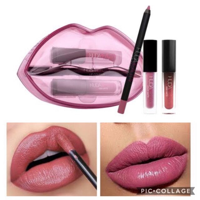 matte & cream lip set