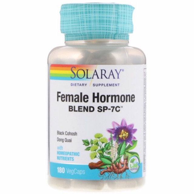 Solaray Female Hormone Blend SP-7C, 180 Veg Caps | Shopee Philippines