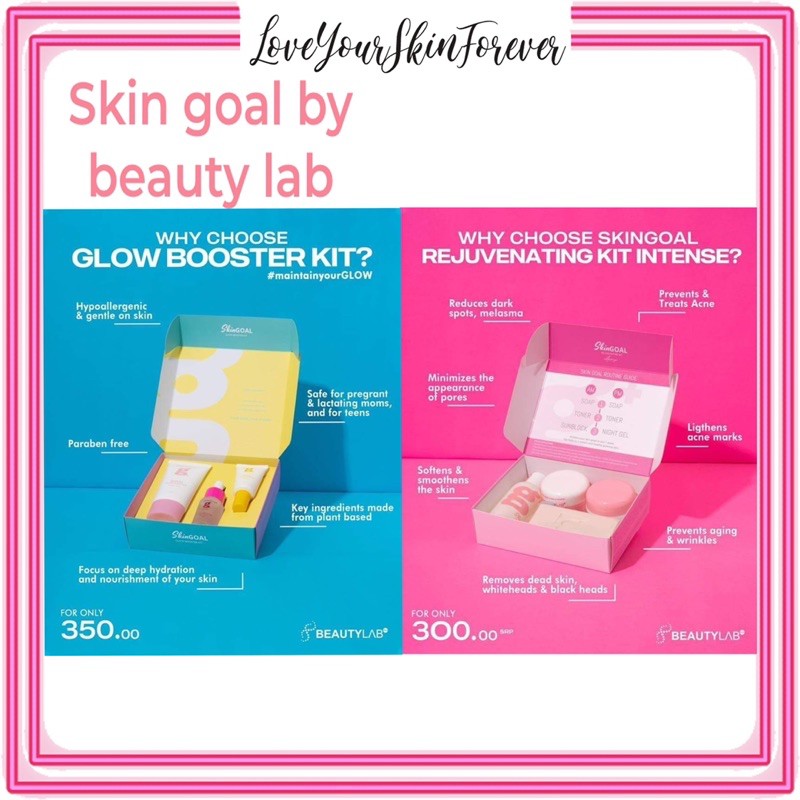 Skin Goal Rejuve Set Glow Booster Kit By Beauty Lab Shopee Philippines