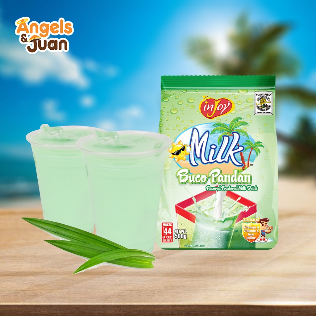 Injoy Palamig Juice Buko Pandan 500grms Shopee Philippines