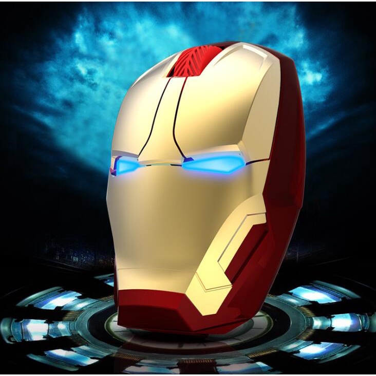 最安値挑戦 ZX-578 GOLD iron man アイアンマン ワイヤレス USB 光学式 マウス www.gite-huelgoat.com