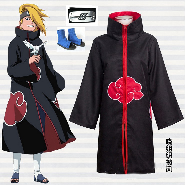 Anime Naruto Akatsuki Cloak Pain Ninja Cosplay Costume Set Ubicaciondepersonas Cdmx Gob Mx