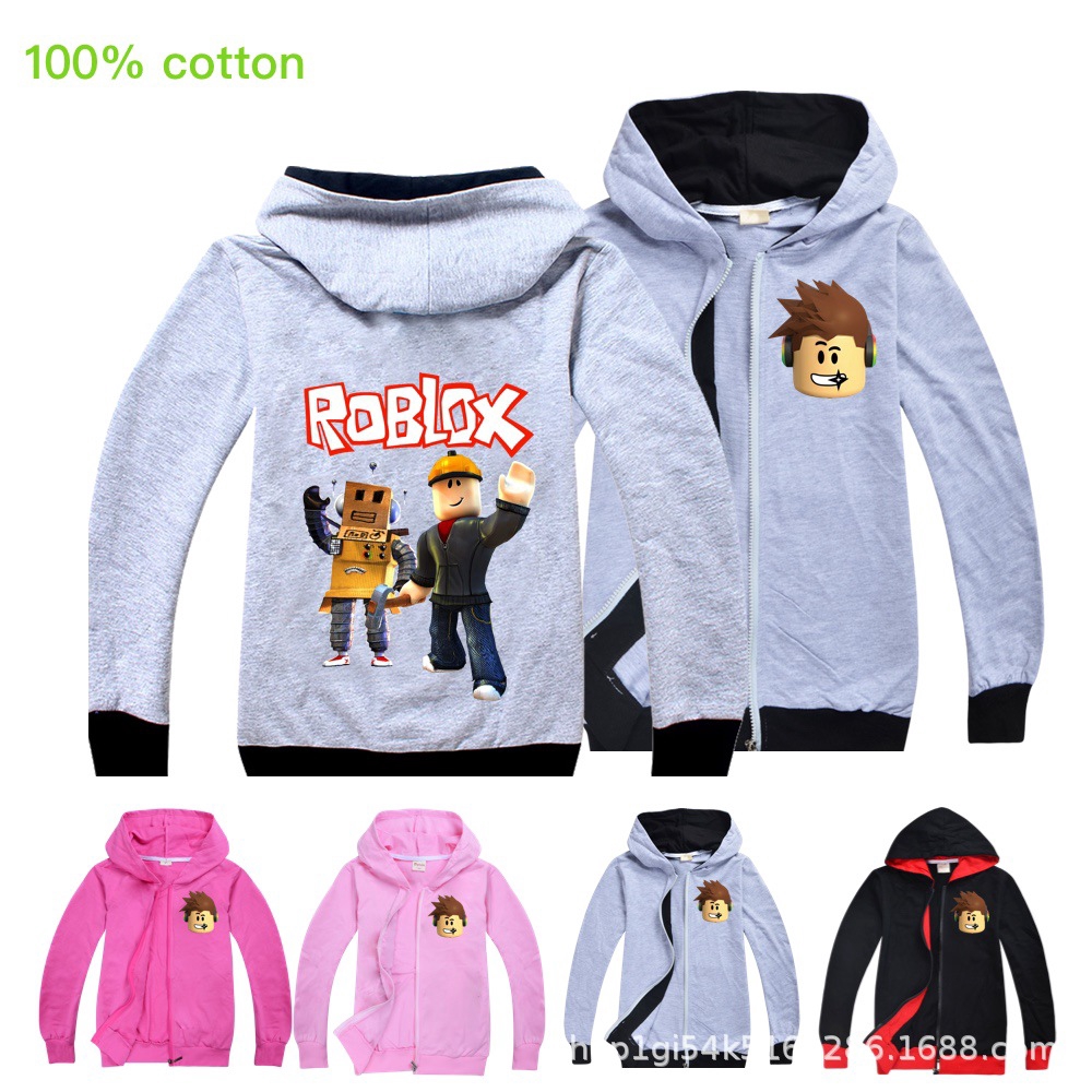 Roblox Teens Zipper Cardigan Coat For Boys And Girls Children S