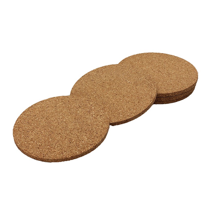 Cork Coasters 1 100pcs Plain Round Cork Coasters Coffee