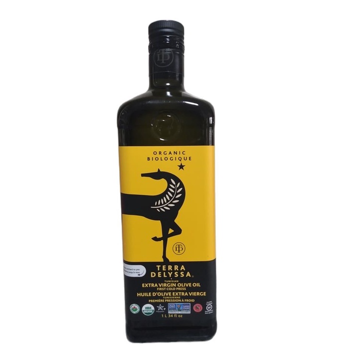 Terra Delyssa Tunisian ORGANIC Extra Virgin Olive Oil, 1L Shopee
