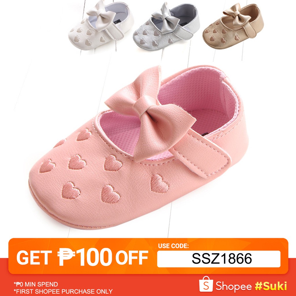 newborn leather shoes