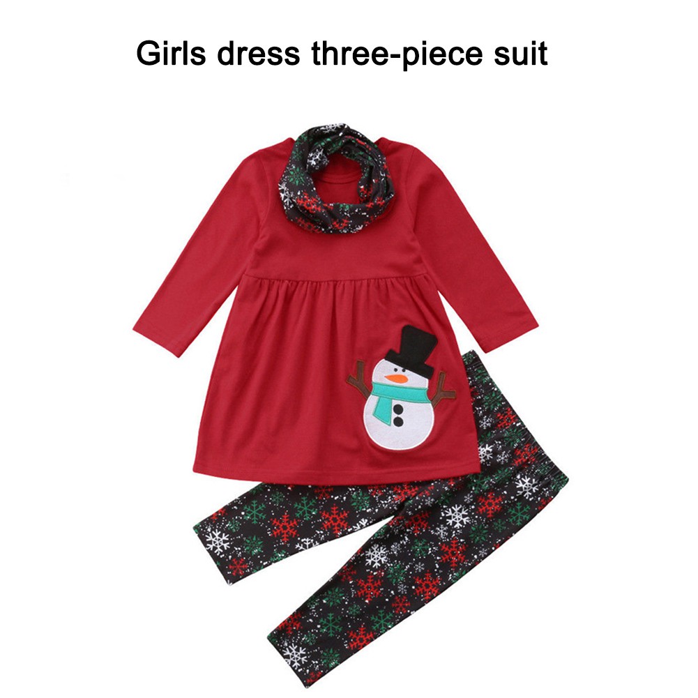 girls snowman dress