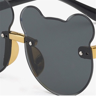 YAN Children's UV protection Glasses Sunglasses boys and girls fashion cute baby bear ear Eyewear #6