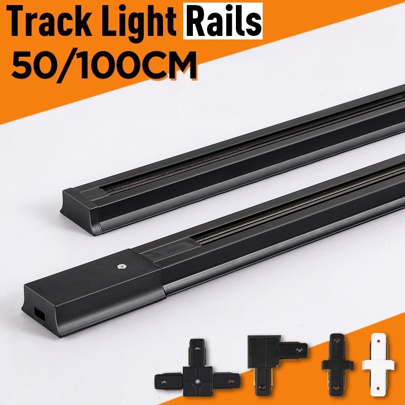 Railing Connector LED Track Light 0.5 Rail Spot Light Rail Track Rails