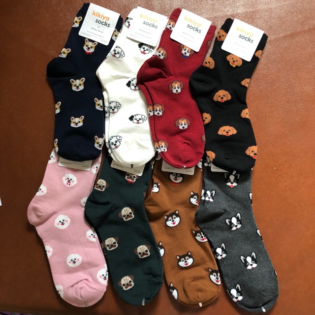 Korean Socks - Dog Scattered - Iconic Socks | Shopee Philippines