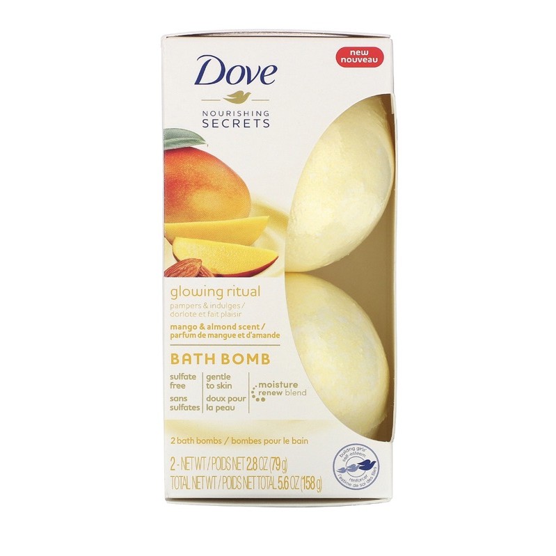 dove bath bombs mango