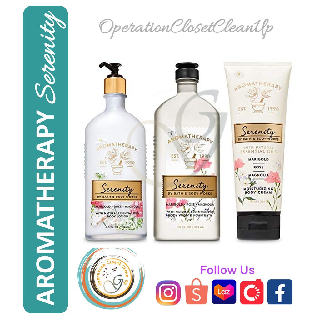 serenity lotion bath and body works