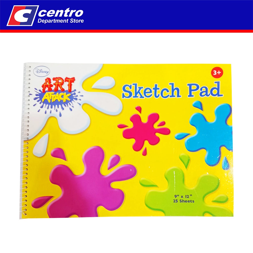 CENTRO ART ATTACK SKETCHPAD 9X12 25SHEETS Shopee Philippines