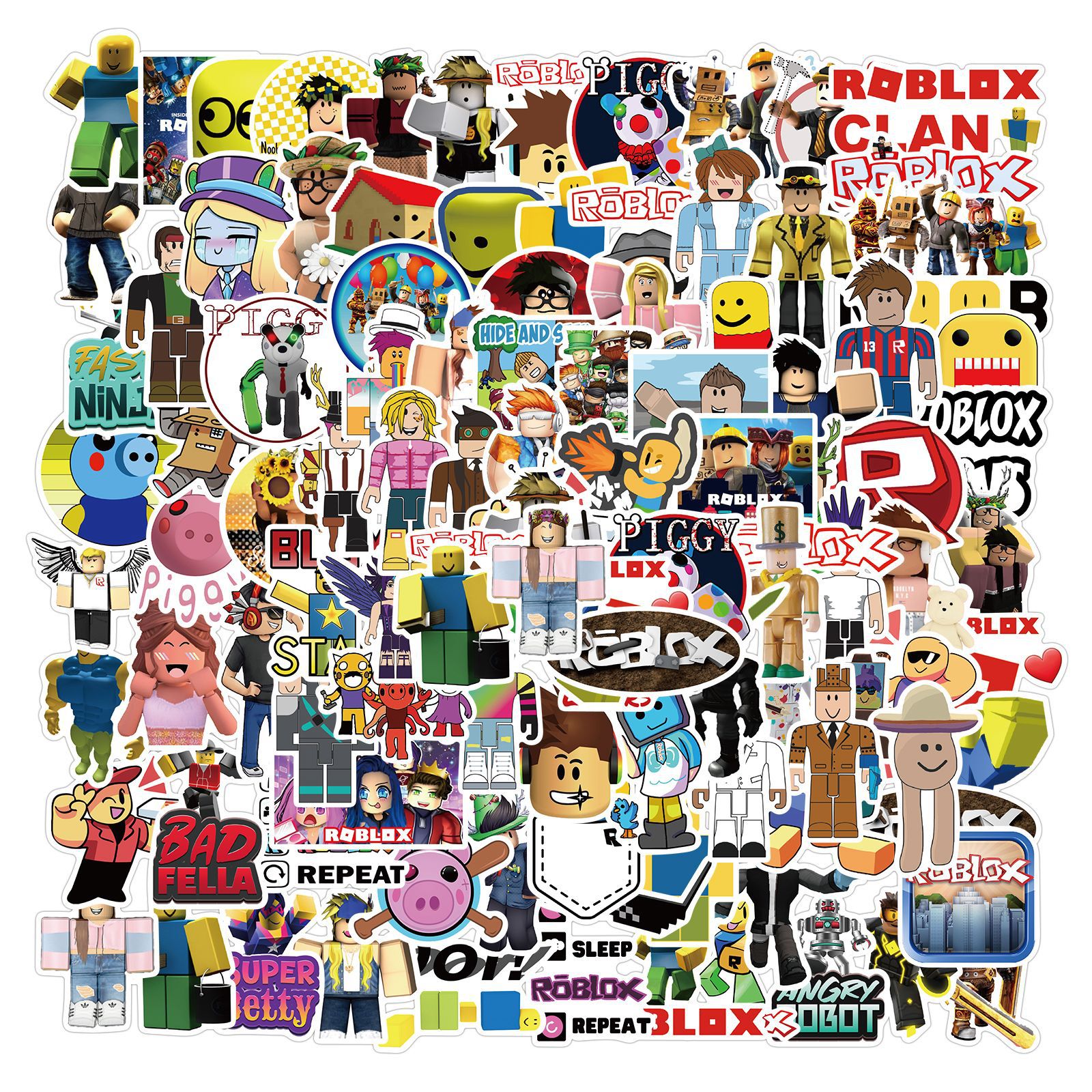 100 Pcs Roblox Game Stickers Bomb Graffiti Decals For Motorcycle Skateboard Laptop Luggage Btz172 Shopee Philippines - roblox graffiti decal