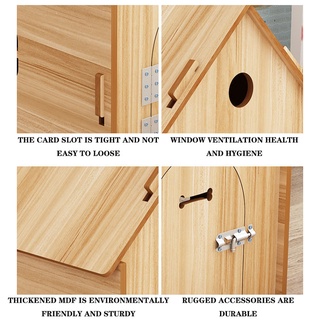 Dog kennel waterproof removable and washable house type dog house cat litter cat cage small dog #4