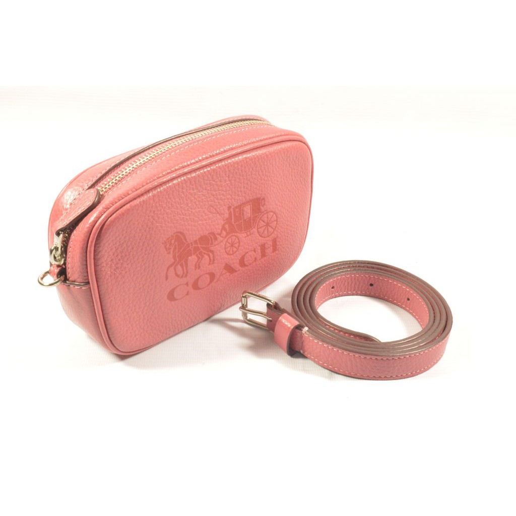 coach belt bag pink