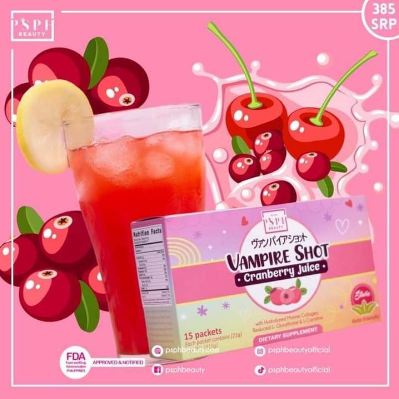 Vampire Shot Cranberry Juice Shopee Philippines