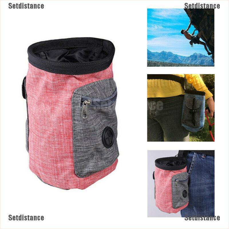DO Rock Climbing Chalk Bag Magnesium Pouch Outdoor Sport Non-slip Waist Bag Pet