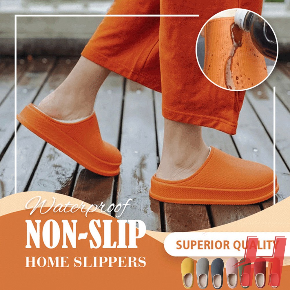 water resistant slippers