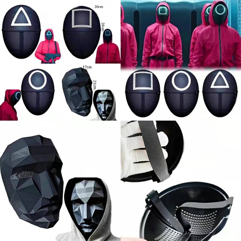 hot saleToday Market Squid Game Mask Halloween costume squid game
