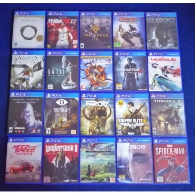 P1's Cheap PS4 Games (50th release) | Shopee Philippines