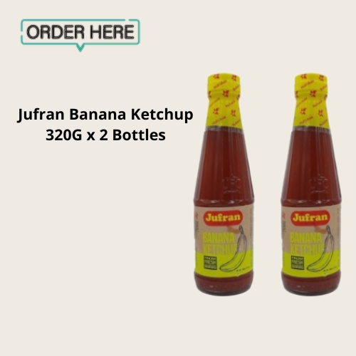 Jufran Banana Ketchup 320G x 2 Bottles Shopee Philippines