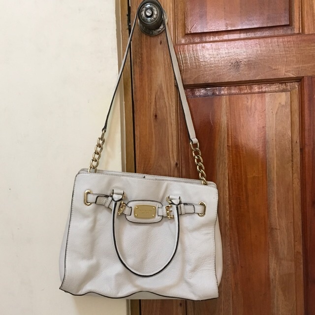 mk white bag