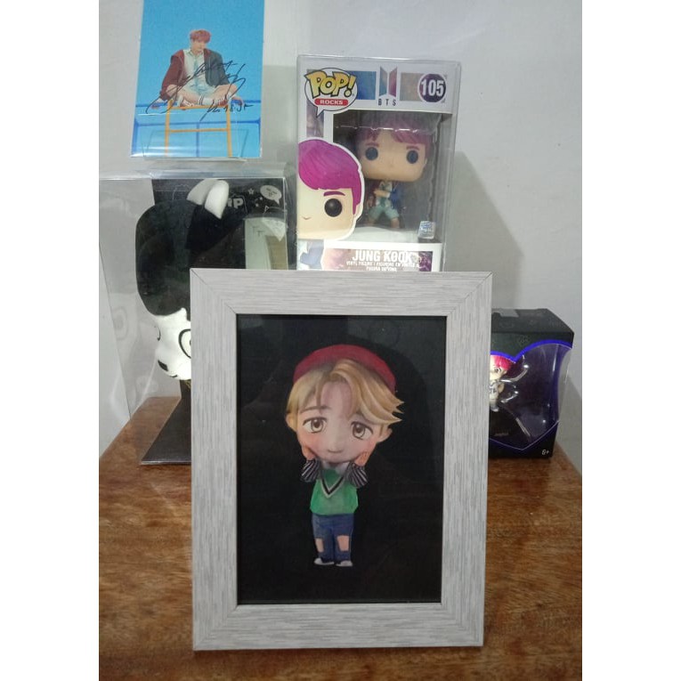 RE-STOCK] BTS JIMIN Version 1 Artwork REAL Drawing with FRAME 5X7 | Shopee  Philippines