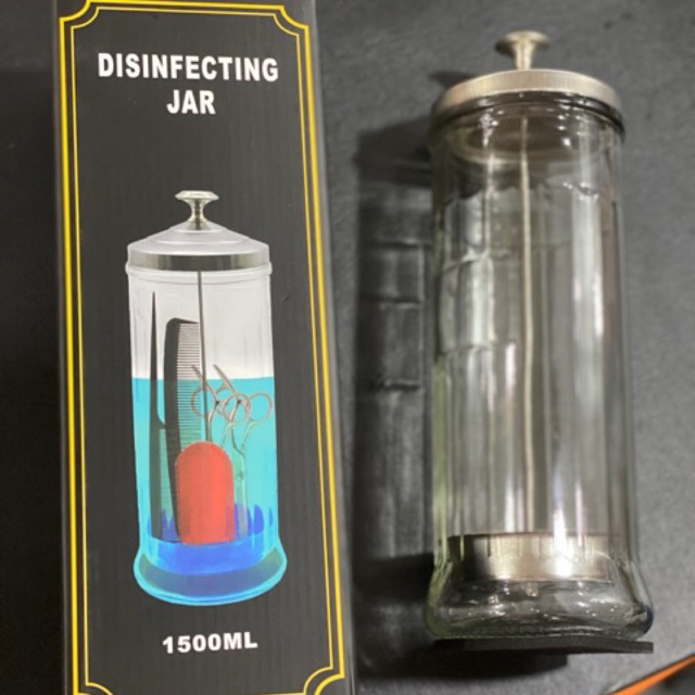 Disinfecting Jar Sanitizing Jar Barber Salon Supplies tools Shopee