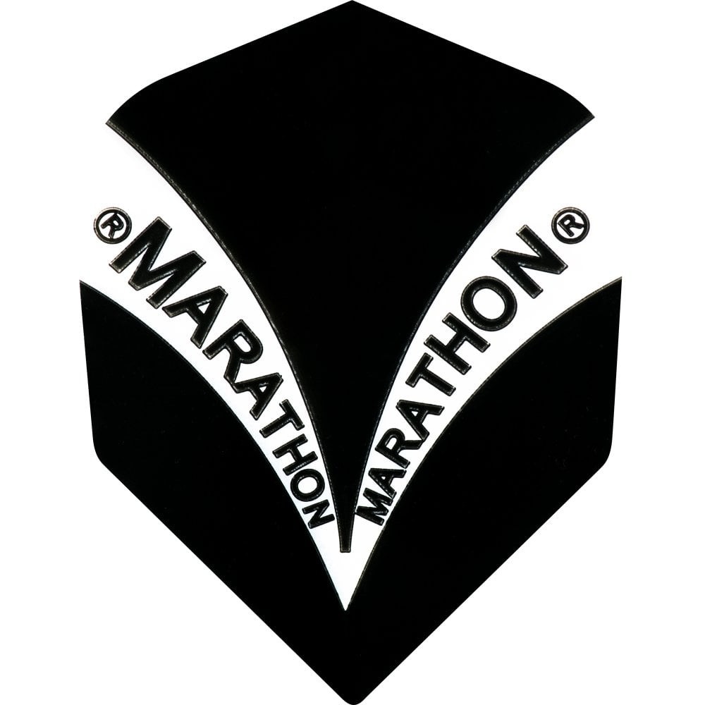 Black 5 New Sets of Harrows Marathon Anti-Glare Standard Dart Flights 