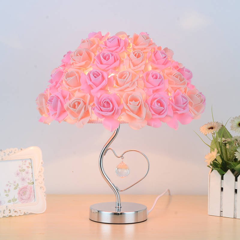 flower table lamp