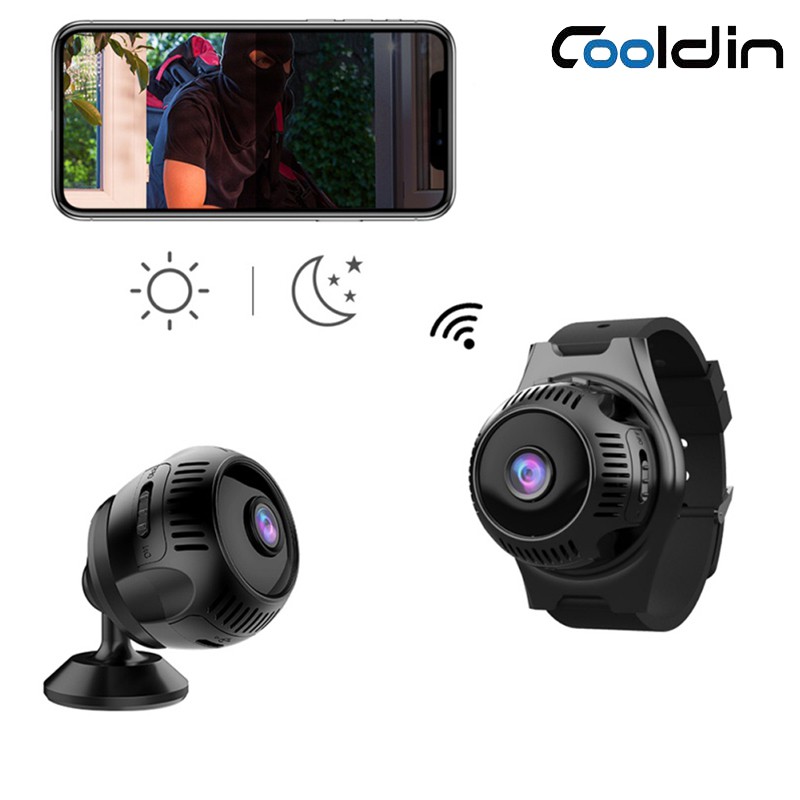 COOLDIN Wearable Mini Camera WiFi 
