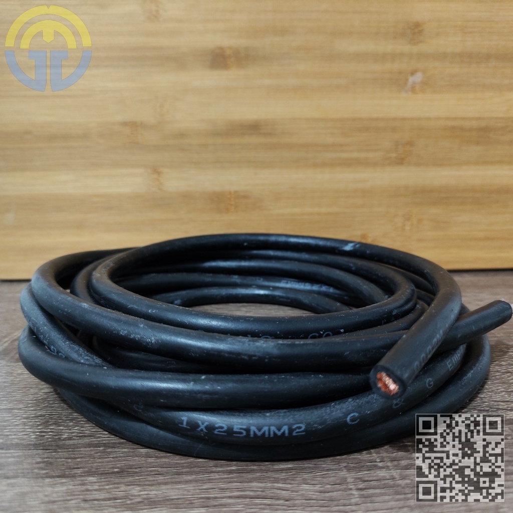 Flexible Welding Cable Pure Copper Standard Size 25SQMM 35SQMM Shopee