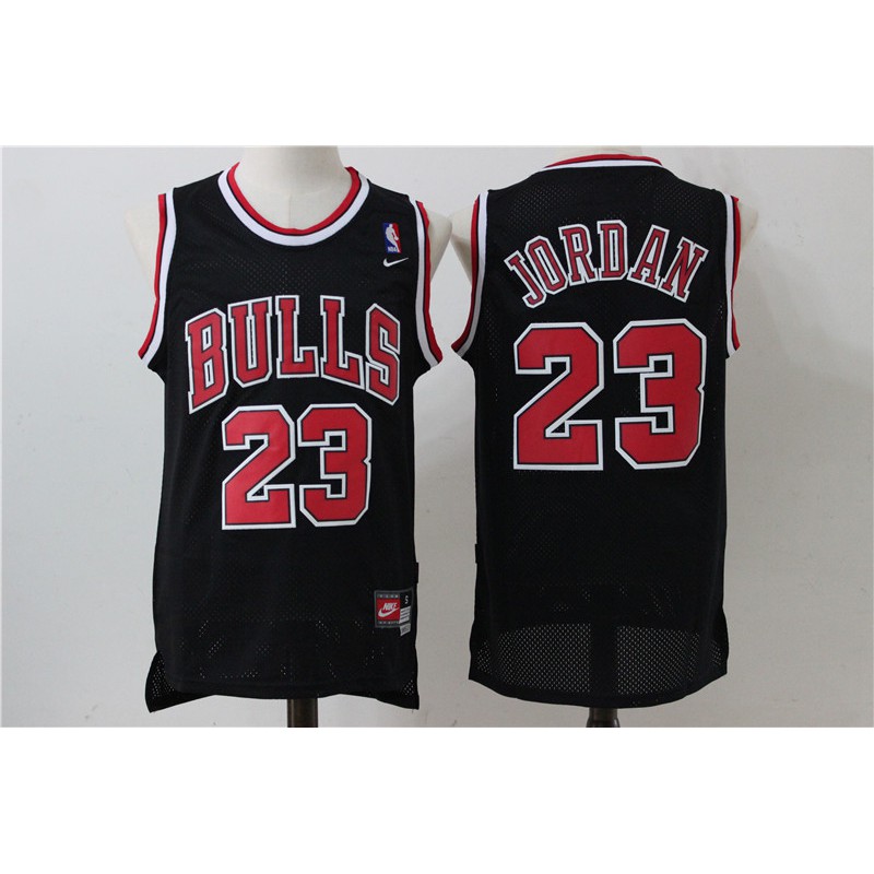 bulls 23 black jersey